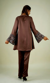 Coffee Brown Co-Ord Set For Women Online India