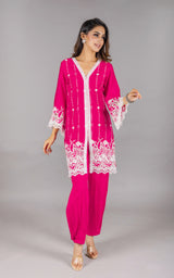 Umang Hot Pink Set with Dupatta