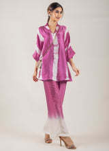 PURPLE TIE AND DYE CO-ORD SET