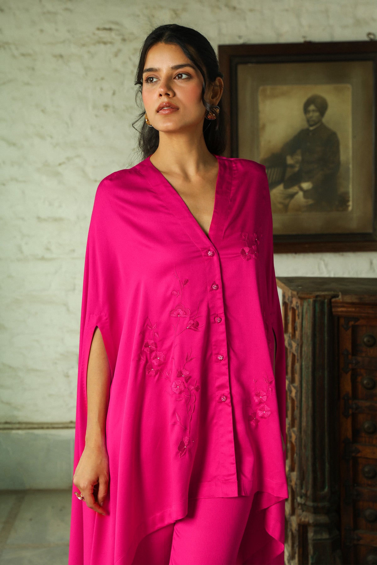 hot pink kaftan dress Kaftan dresses for petite online. Hot pink kimono caftan dress by Nuichan