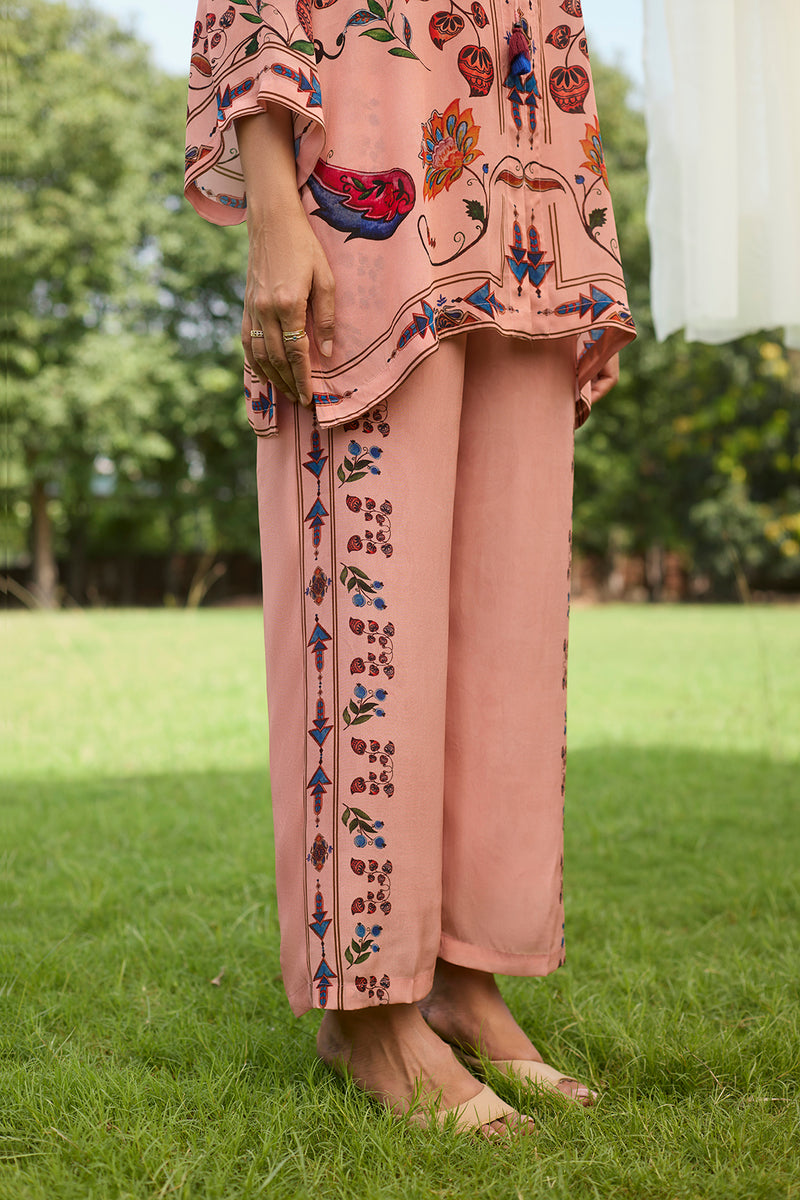 Pastel Peach Printed Set