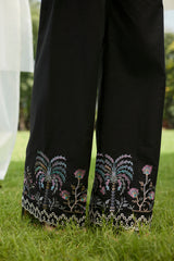 Tropical Black Sleeveless Set