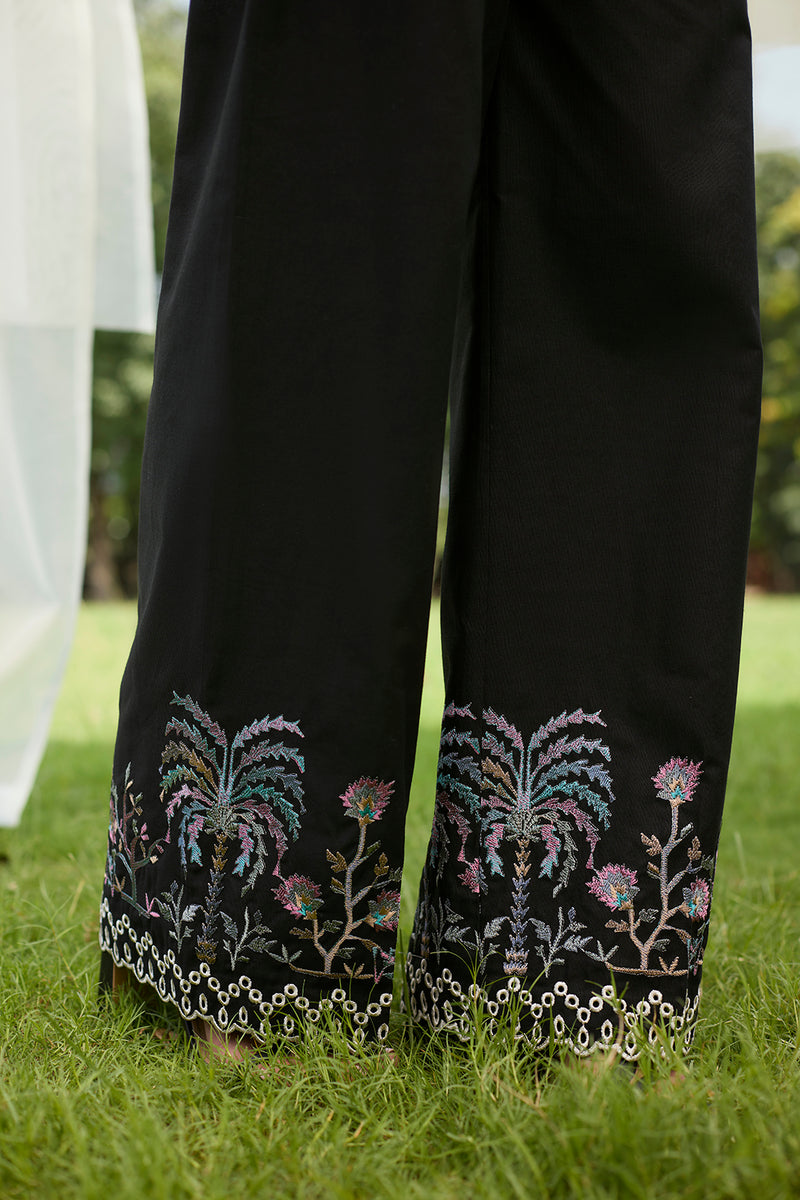 Tropical Black Sleeveless Set