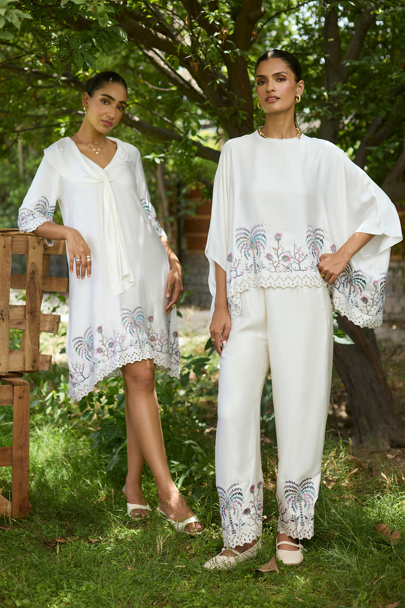 Cream Tropical Breeze Coord Set