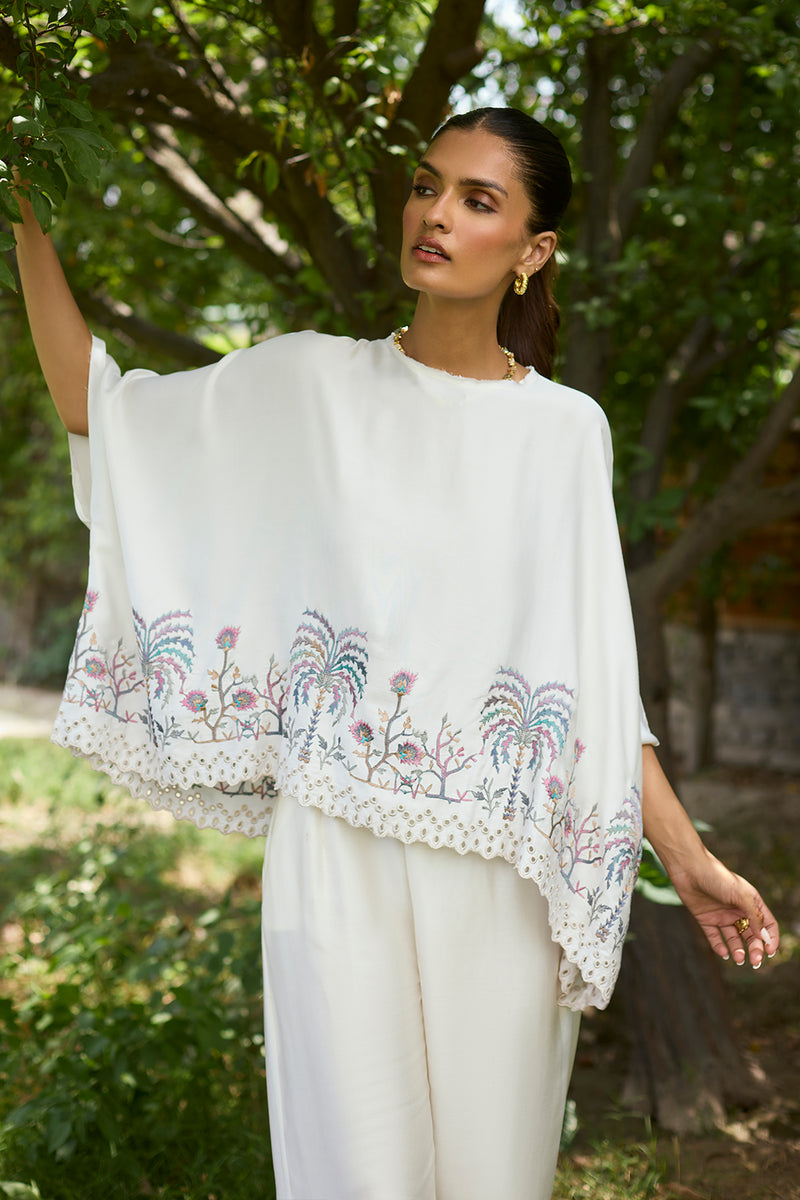 Cream Tropical Breeze Coord Set