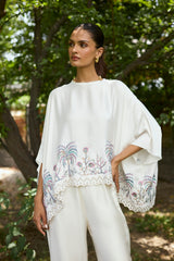 Cream Tropical Breeze Coord Set