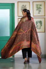 Floral Paisley Multicolor Shawl Gift Box – Wedding & Festive Gifting