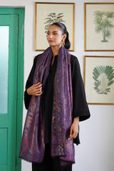 Metallic Paisley Shimmer Stole | Gift Box