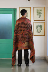 His & Her Paisley Woven Shawl Combo – Jewel-Tone Paisley Shawls for Wedding Gifting