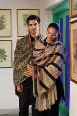 Multicolor Floral Panel Shawl | Corporate and Festive Winter Gifting
