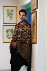 Jewel Tone Kani Paisley Shawl | Luxury Wedding Gift