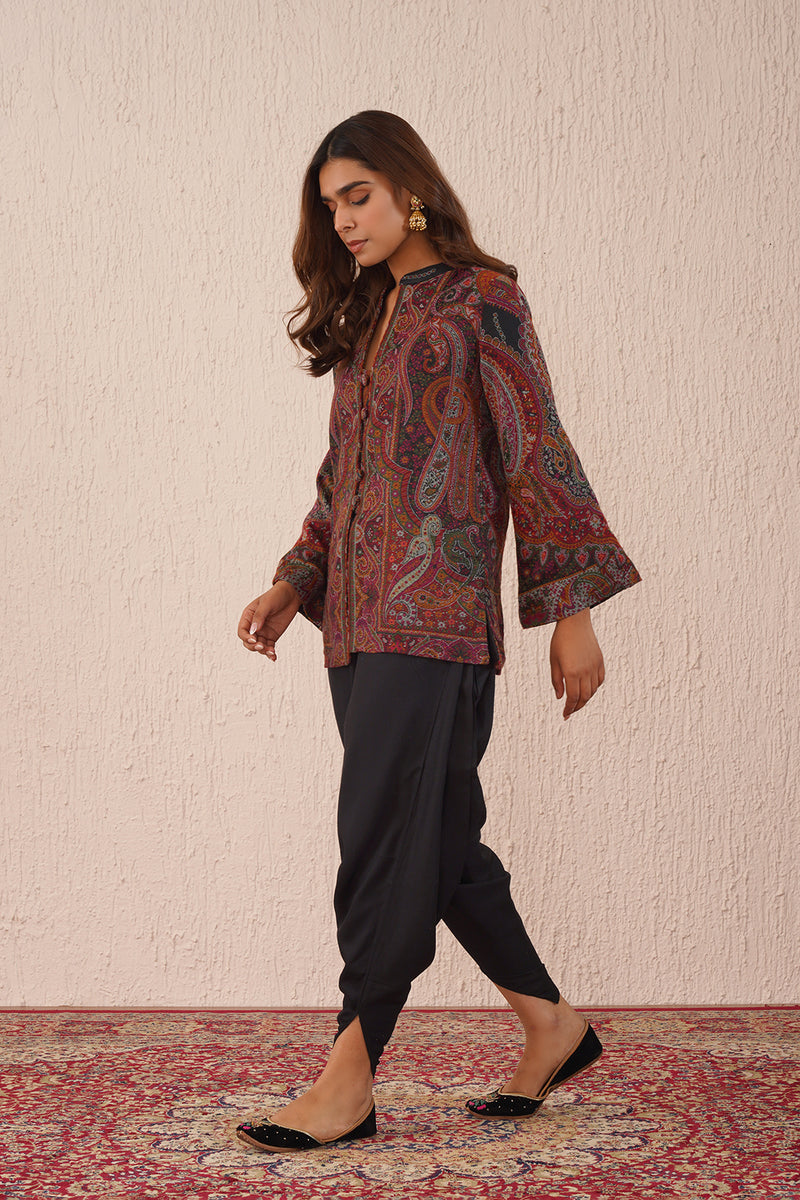 Inching Box Shop Sifat Paisley Woollen Cape for Women Online – INCHING INDIA