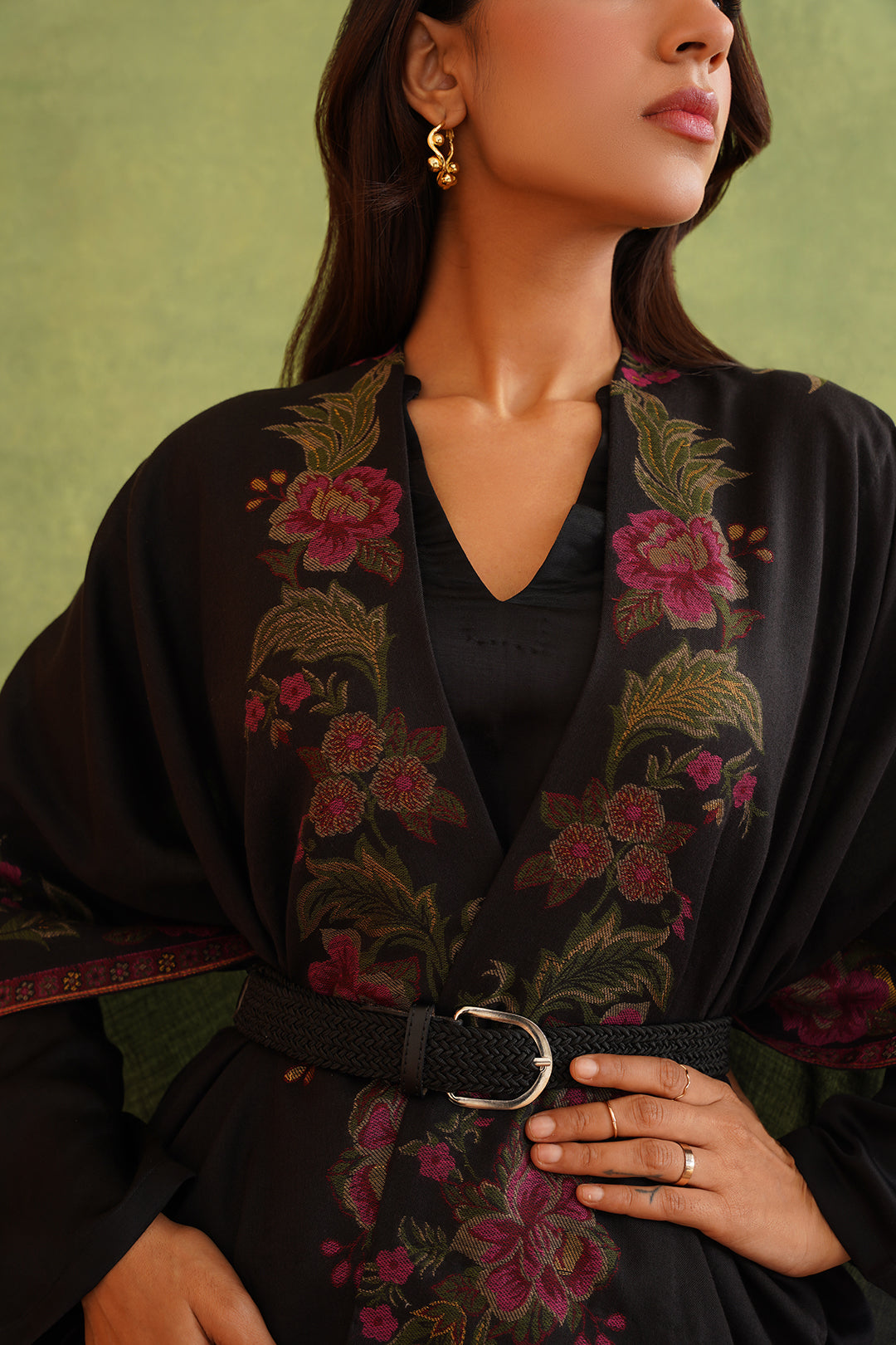 Inhing Discover the Woven Rose Cape from Inching India