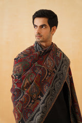 Paisley Indo Western Shawl for Men- Inchingindia