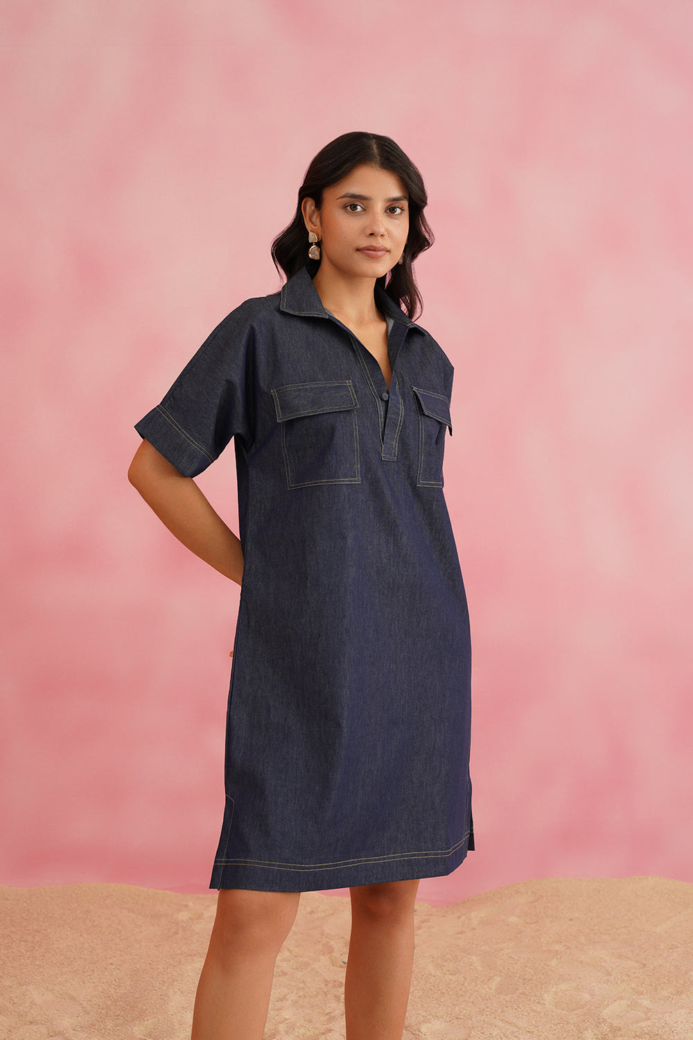denim dress india TRENDING DENIM SPAGHETTI DRESS , Cool Chic Effortless , Stylish denim dress with spaghetti straps, Gives a smart, confident & modern look, Perfect for Casual Outings, Brunch & Day