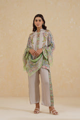 Paisley Print Co-ord Set with Matching Scarf- Inchingindia