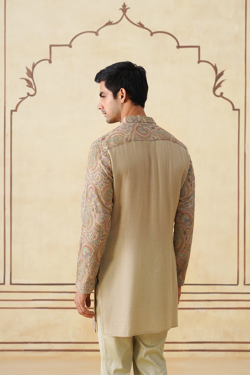 Meher Mint Green Embroidered Kurta Pant