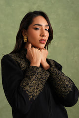 Merino Wool Black Jacket