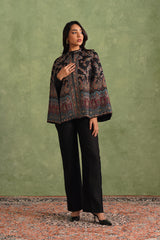 Aafreen Paisley Open Cape