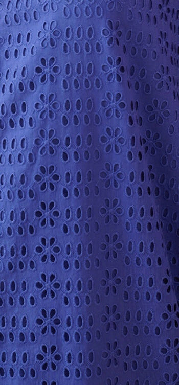 Blue Broderie Skirt