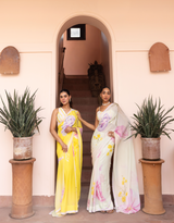 Ziya Floral Bloom Georgette Saree