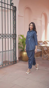 Ziya Denim Lego Embroidered Set