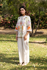 Ziya Floral Printed Linen Set