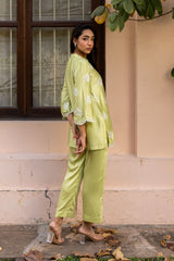 Ziya Green Broderie Set
