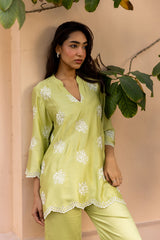 Ziya Green Broderie Set