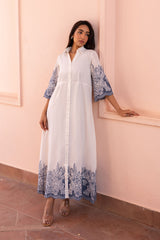 Ziya Santorini Cutwork Embroidered Dress