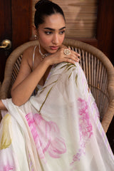 Ziya Floral Bloom Georgette Saree