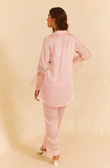 Baby Pink Embroidered Top