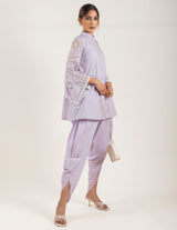 LILAC EMBROIDERED TOP