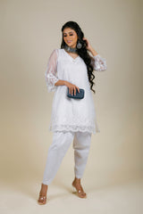 Organza Embroidered Suit Set