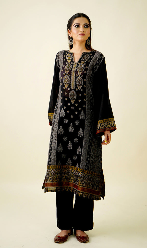 BLACK KAANI SUIT